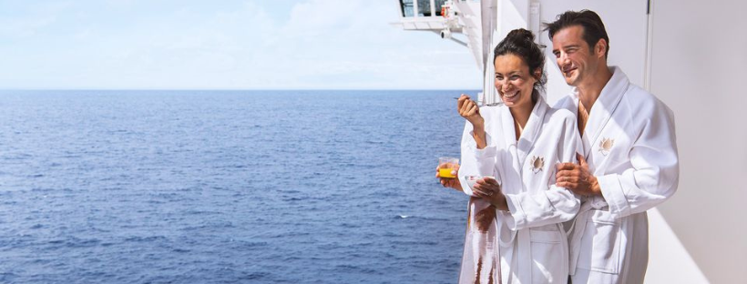 couple cabine balcon